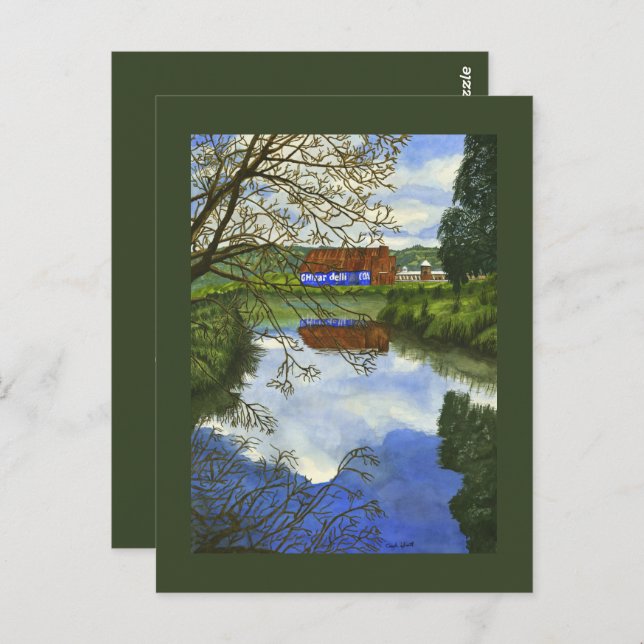 Cartão Postal Ghirardelli Barn - Mini Impressões Colecionáveis (Frente/Verso)