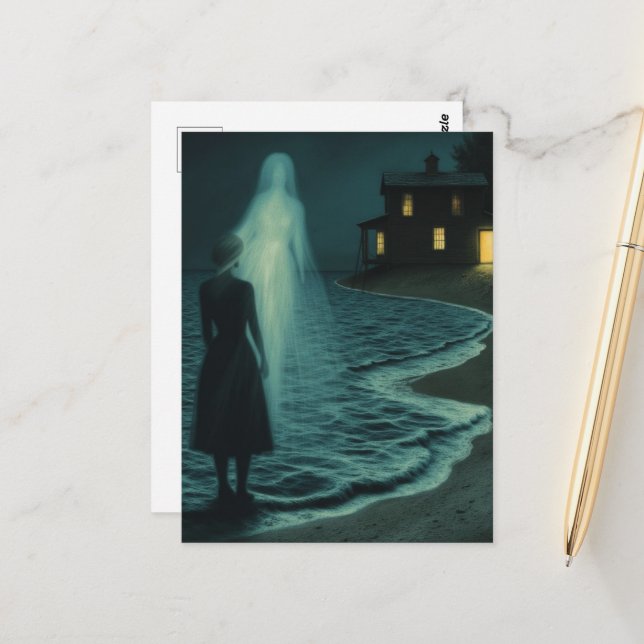 Cartão Postal Ghost on the Beach (Frente/Verso In Situ)