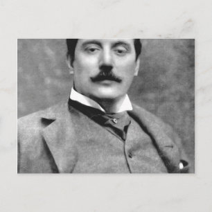 Cartão Postal Giacomo Puccini