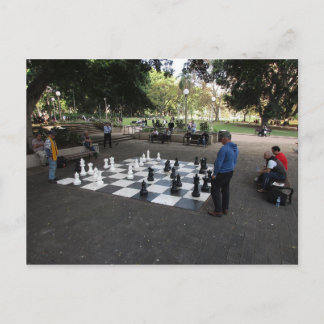 Cartão Postal Giant Chess Game in Hyde Park, Sydney Postcard