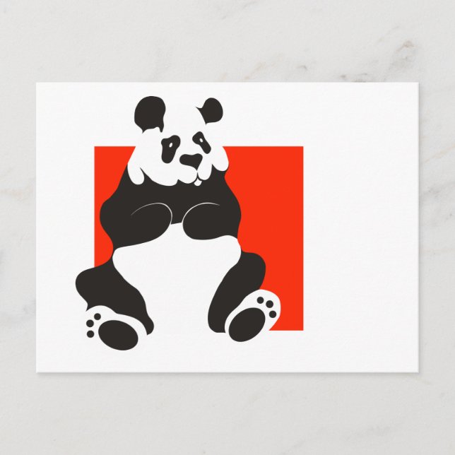 Cartão Postal Giant Panda (Frente)