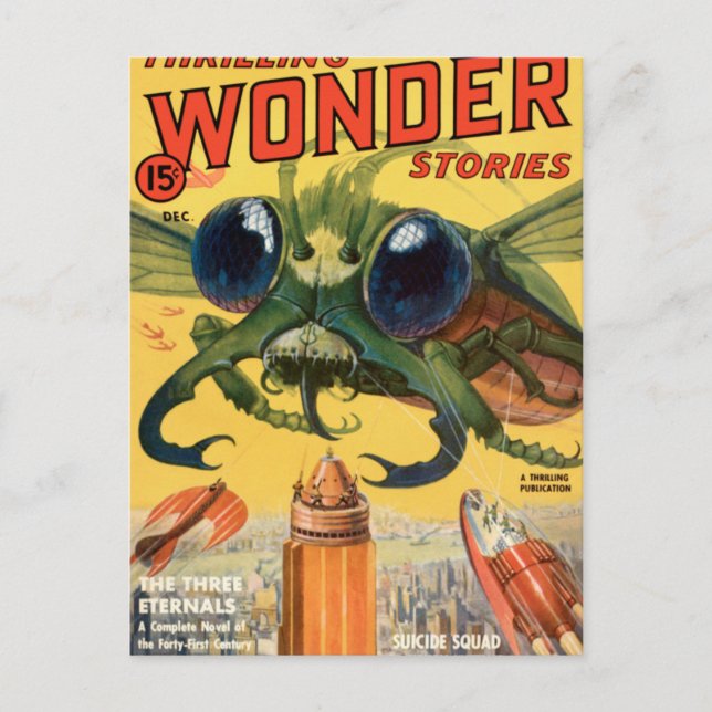 Cartão Postal Giant Scary Fly (Frente)