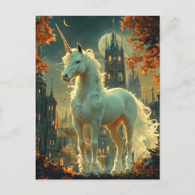 Cartão Postal Giant Unicorn (Frente)