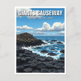 Cartão Postal Giants Causeway Norte Irlanda Viagem
