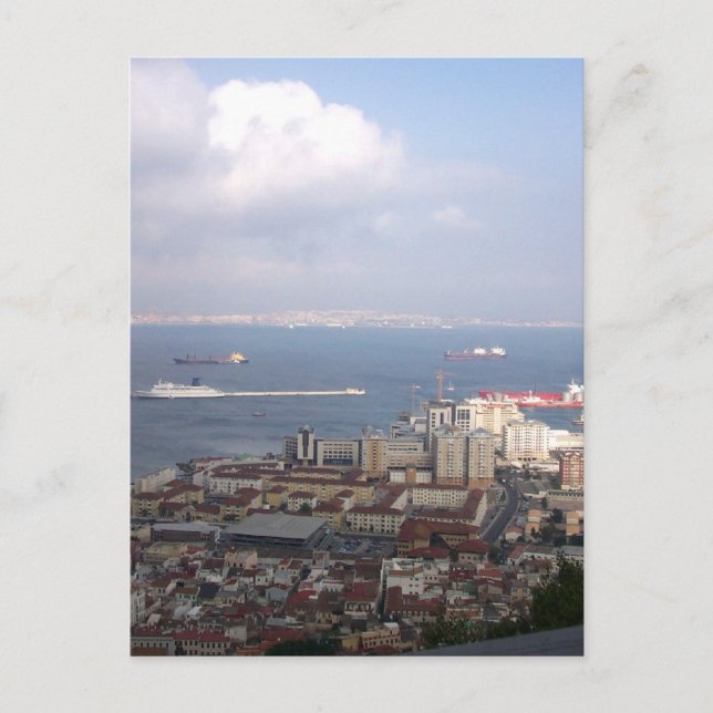 Cartão Postal Gibraltar Bay (Frente)