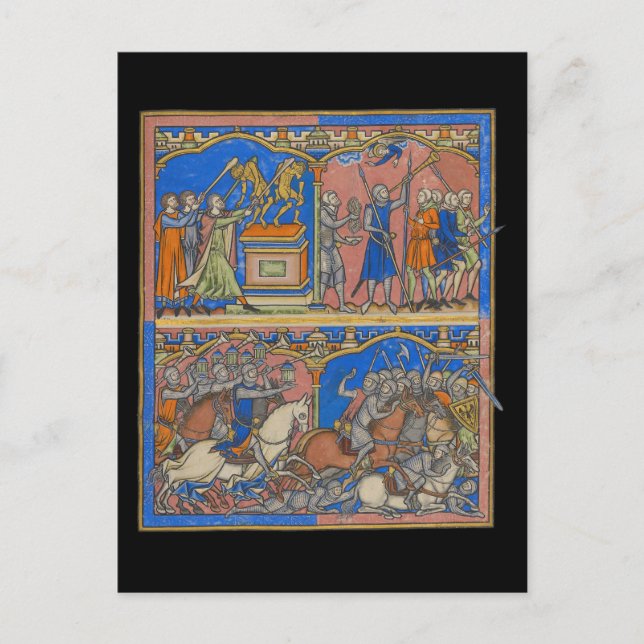 Cartão Postal Gideon's Valiant Three Hundred The Crusader Bible (Frente)