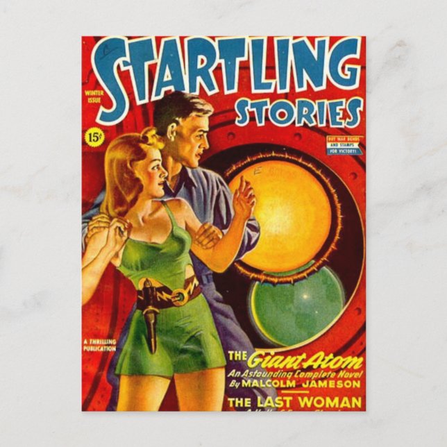 Cartão Postal Gigante Atom (Frente)