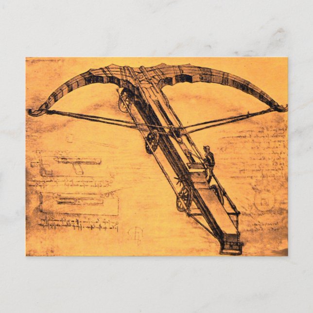 CARTÃO POSTAL GIGANTE CROSSBOW, PAPEL ANTIGO (Frente)