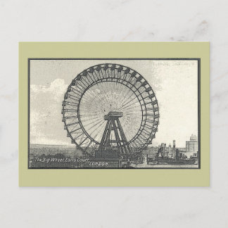 Cartão Postal Gigante Ferris Wheel LONDON