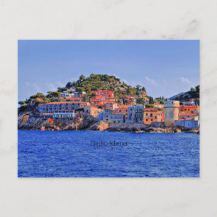 Cartão Postal Giglio Island, Tuscan Archipelago, Itália