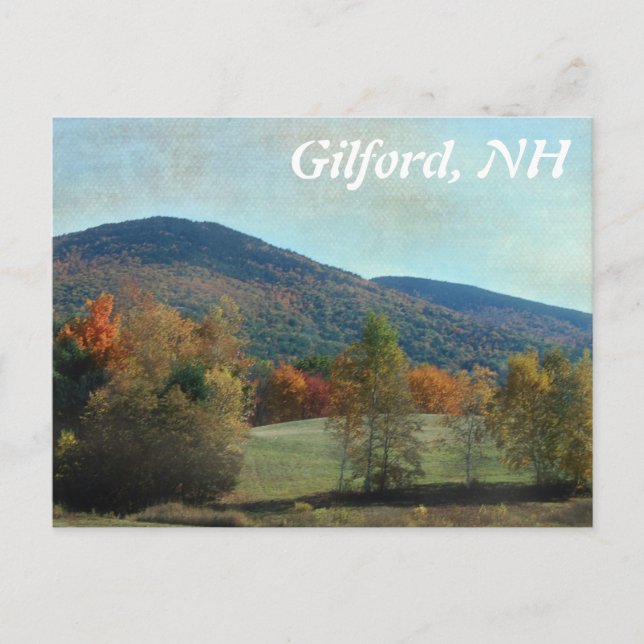 Cartão Postal Gilford, NH (Frente)