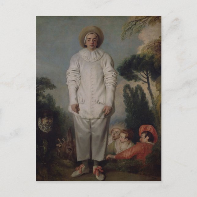 Cartão Postal Gilles, c.1718-19 (Frente)