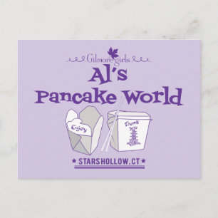 Cartão Postal Gilmore Girls   Al's Pancake World