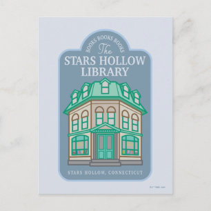 Cartão Postal Gilmore Girls   Biblioteca de Stars Hollow