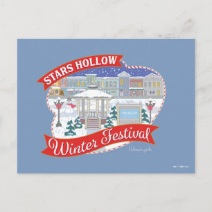 Cartão Postal Gilmore Girls Festival de inverno Stars Hollow