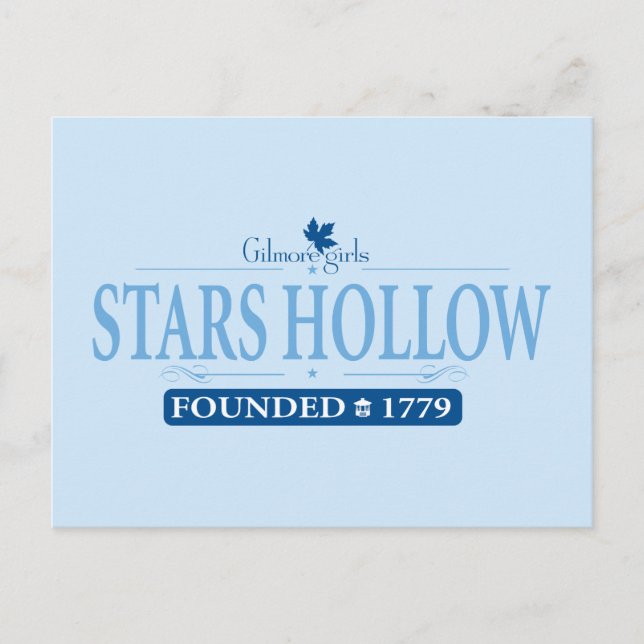 Cartão Postal Gilmore Girls | Logotipo de Stars Hollow (Frente)