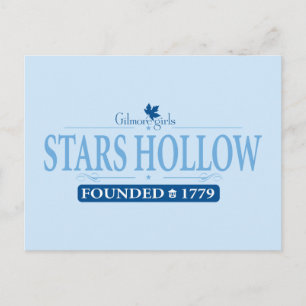 Cartão Postal Gilmore Girls   Logotipo Hollow Stars