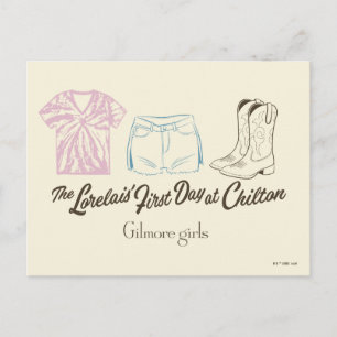 Cartão Postal Gilmore Girls Lorelai Chilton Roupas Design