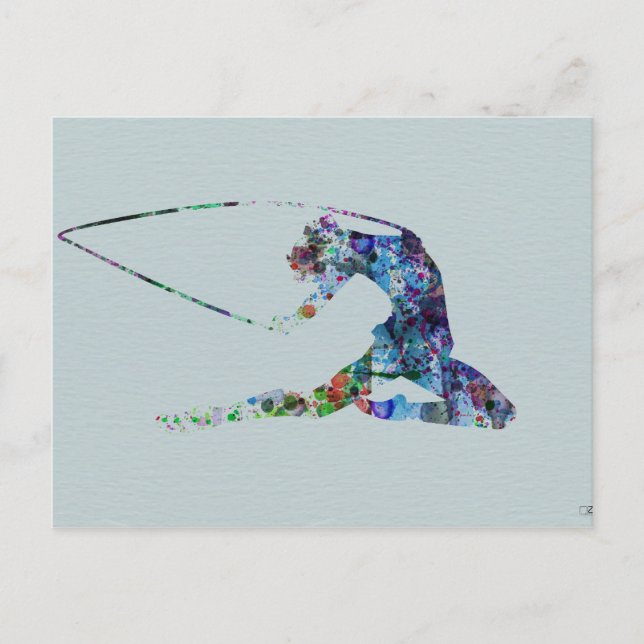 Cartão Postal ginástica (Frente)