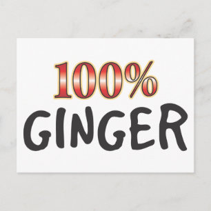 Cartão Postal Ginger 100%