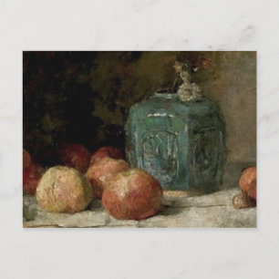 Cartão Postal Ginger Jar & Apples, Vincent van Gogh Fine Art