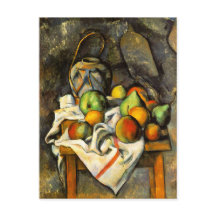 Ginger Jar e Fruta Fine Art de Cezanne