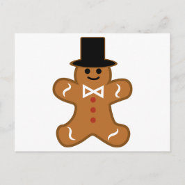 Cartão Postal Gingerbird Man