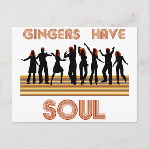 Cartão Postal Gingers têm comboio de almas