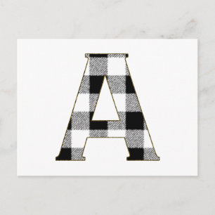 Cartão Postal Gingham Check A
