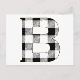 Cartão Postal Gingham Check B