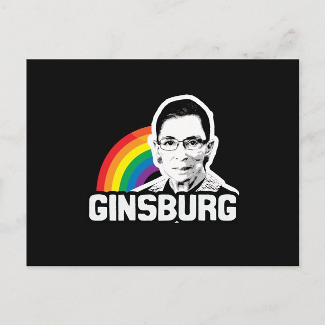 Cartão Postal Ginsburg Pride (Frente)