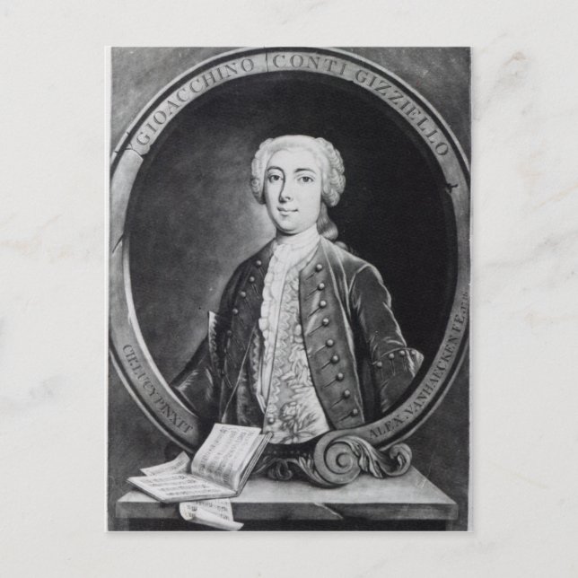 Cartão Postal Gioacchino Conti, Gizziello, (Frente)