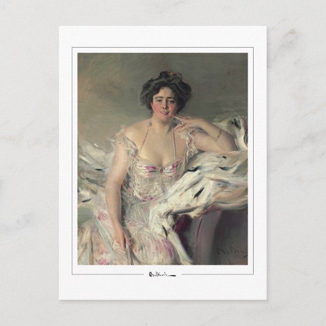 Cartão Postal Giovanni Boldini #13 - Cartão-postal de arte (Frente)