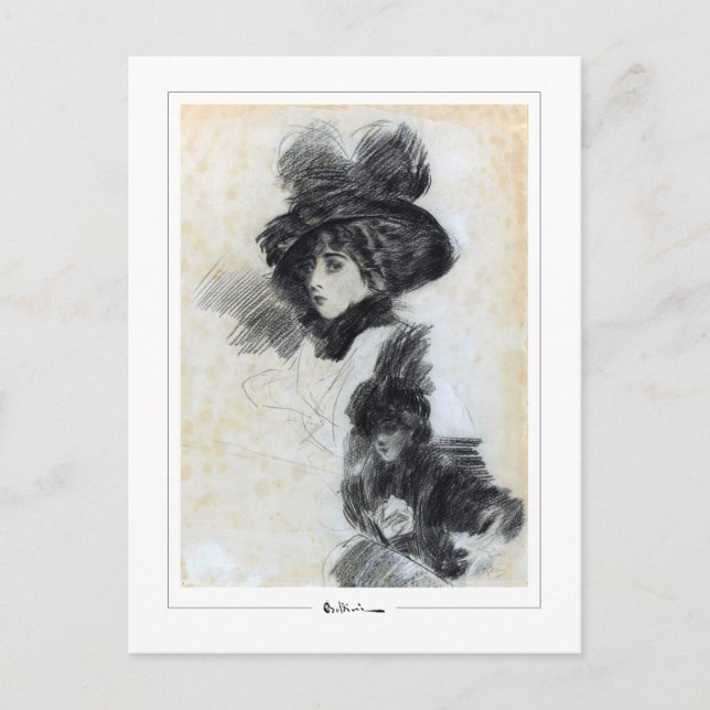 Cartão Postal Giovanni Boldini #17 - Cartão-postal de arte (Frente)