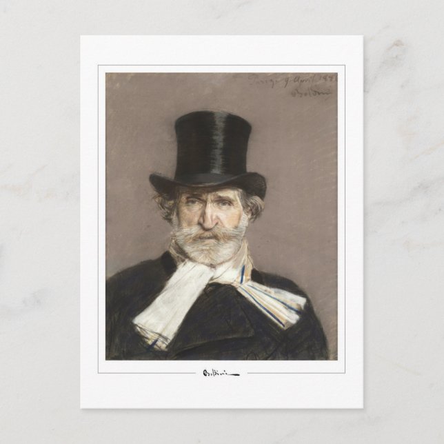 Cartão Postal Giovanni Boldini #258 - Cartão-postal de arte (Frente)