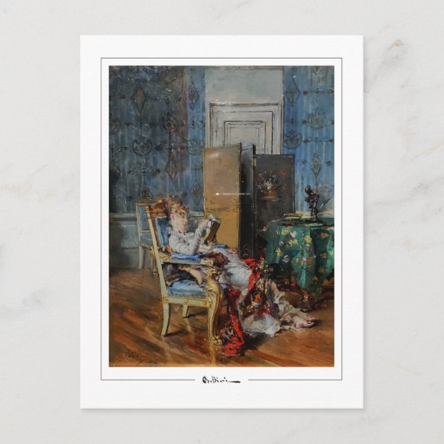Cartão Postal Giovanni Boldini #482 - Cartão-postal de arte (Frente)