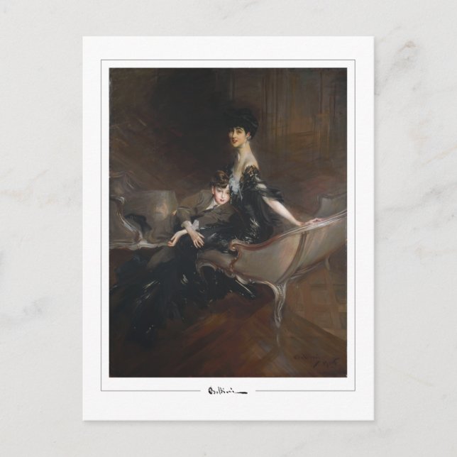 Cartão Postal Giovanni Boldini #64 - Cartão-postal de arte (Frente)