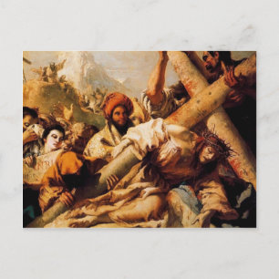 Cartão Postal Giovanni Tiepolo Cristo a caminho do Calvário