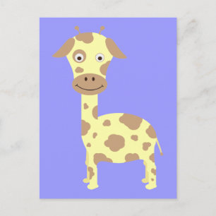 Cartão Postal Girafa