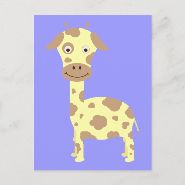 Cartão Postal Girafa (Frente)