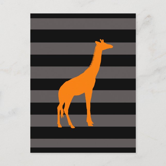 Cartão Postal girafa (Frente)