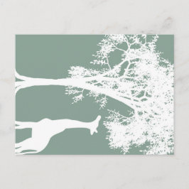 Cartão Postal Girafa