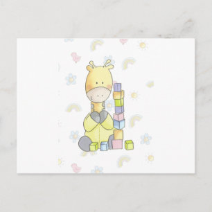 Cartão Postal Girafa