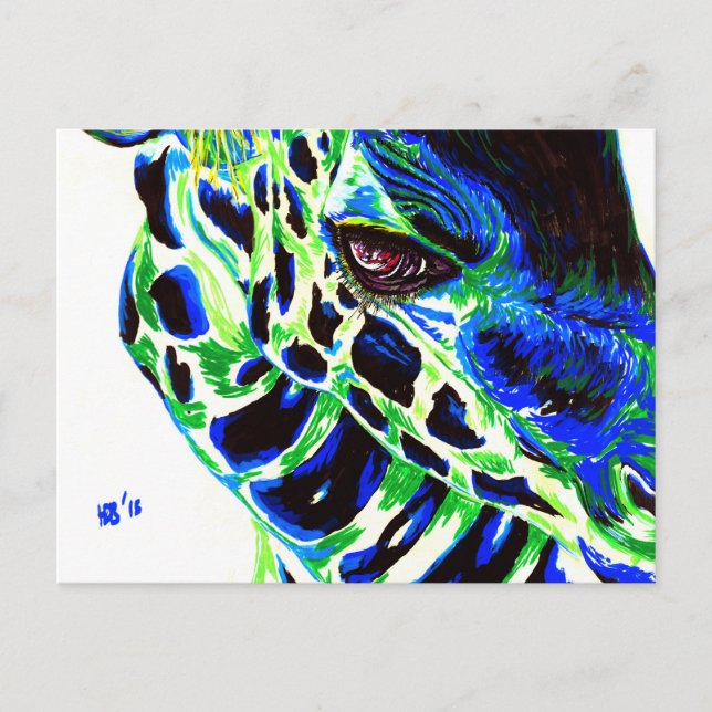 Cartão Postal Girafa 1 (Frente)