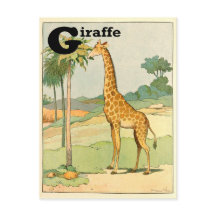 Girafa Alfabeto Animal