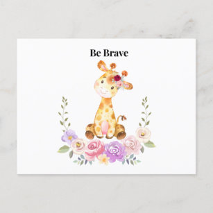Cartão Postal Girafa bonita! 