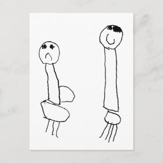 Cartão Postal Girafas