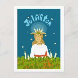 Cartão Postal Girafton Julafton