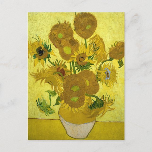Cartão Postal girassóis (15 unidades) (Frente)