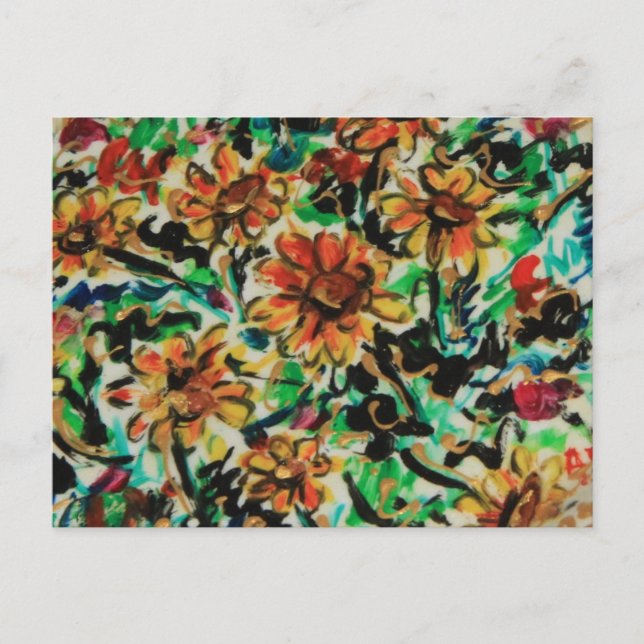 Cartão Postal Girassóis da Itália (Frente)